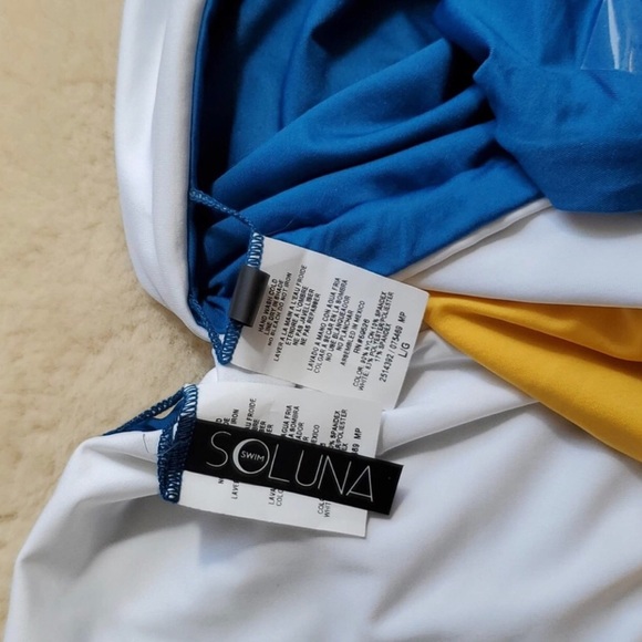 NEW Soluna Swim Reversible Hip Hugger Bikini Bottom L - Picture 8 of 8